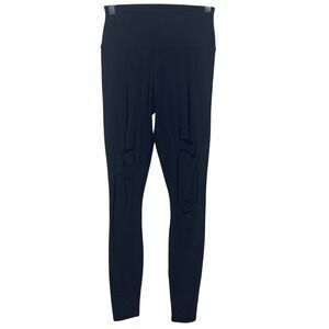 ALO YOGA High Waist Cutout Leggings Black Women's Activewear Athletic Pants